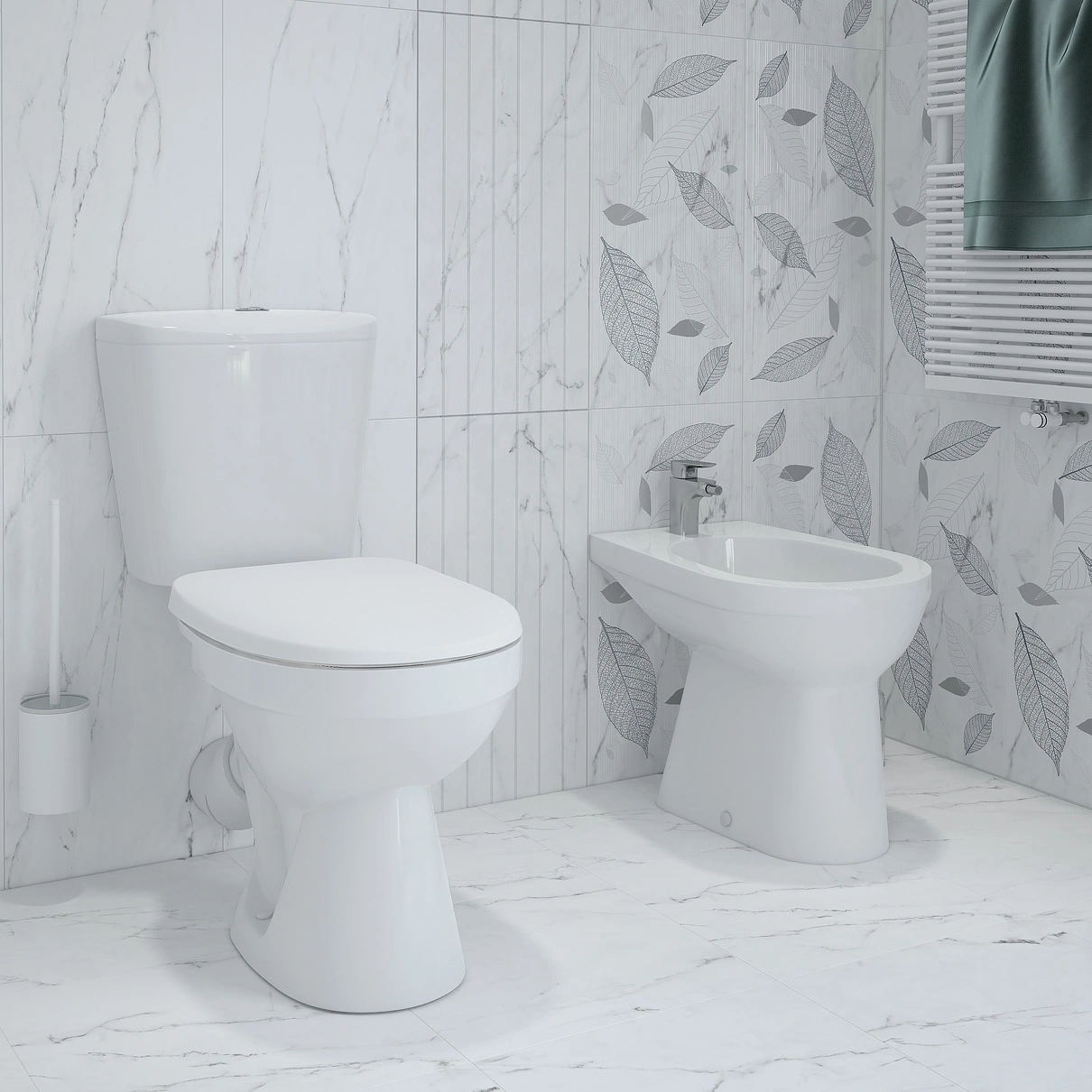 Биде КЕРАМИН ЛАГО белое CDB00022866 (4810531137542)