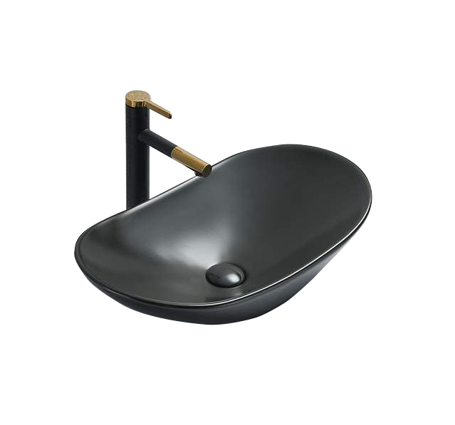 Раковина Velvex 7811AMB, черная