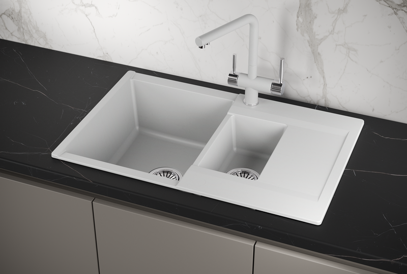 Кухонная мойка GRANULA (7808, АРКТИК)