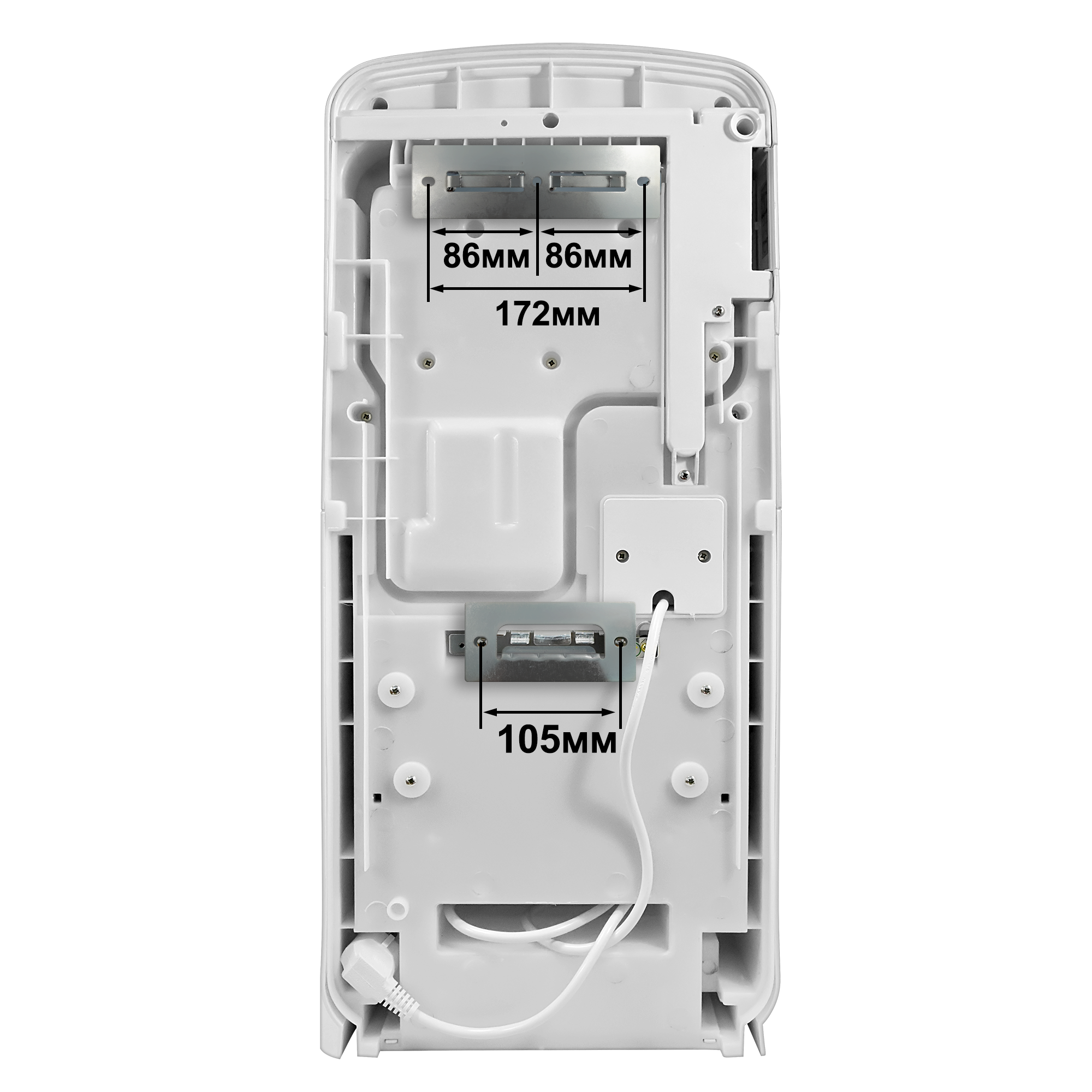 Электросушитель для рук PUFF-8878B погружной, белый 2 кВт (1401.340)