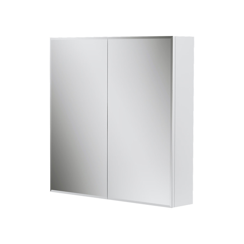 Шкаф зеркальный Geometry 70, подвесной, белый, VOLNA