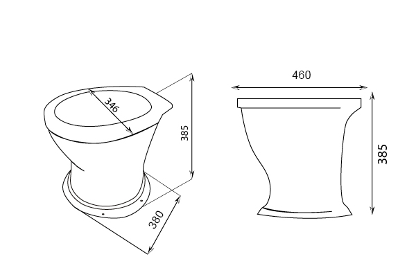 Унитаз "Дачный" в упаковке ЛЗСФ