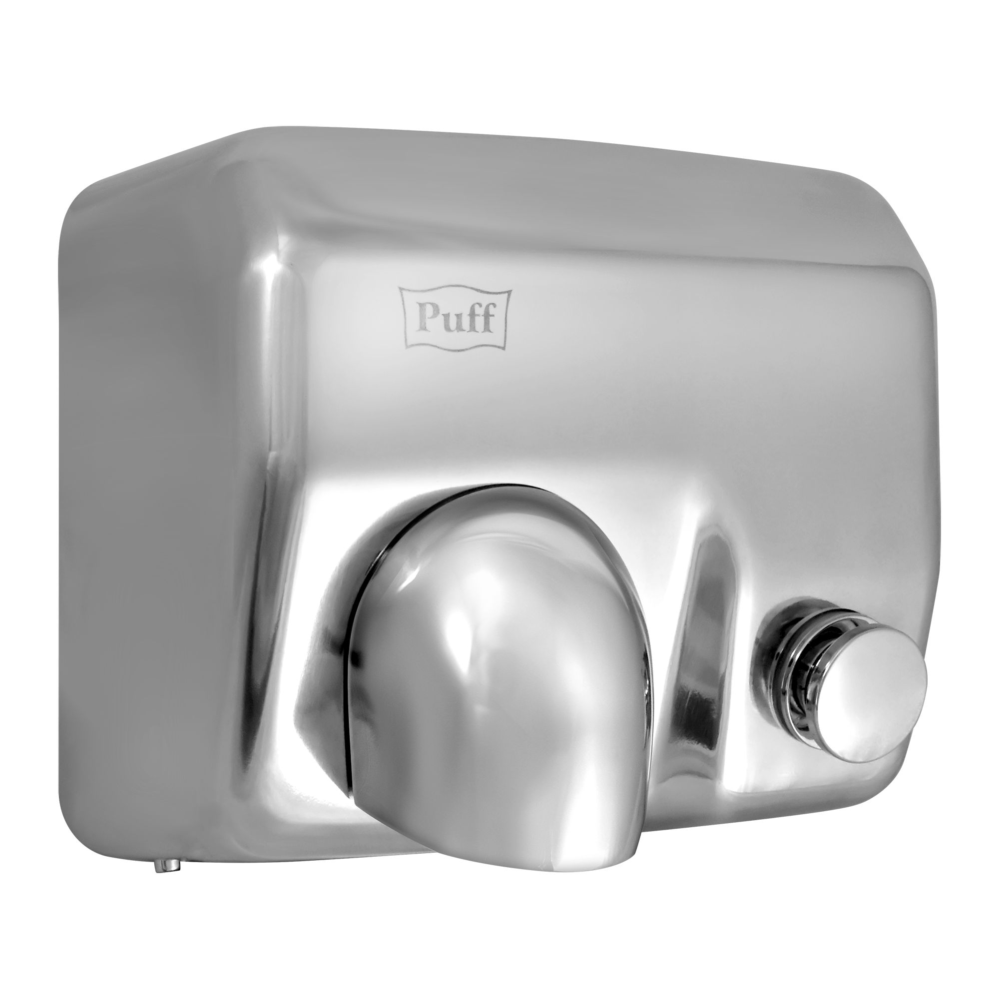 Электросушитель для рук PUFF-8844 высокоскоростной, антивандальный, хром 2,3 кВт (1401.302)