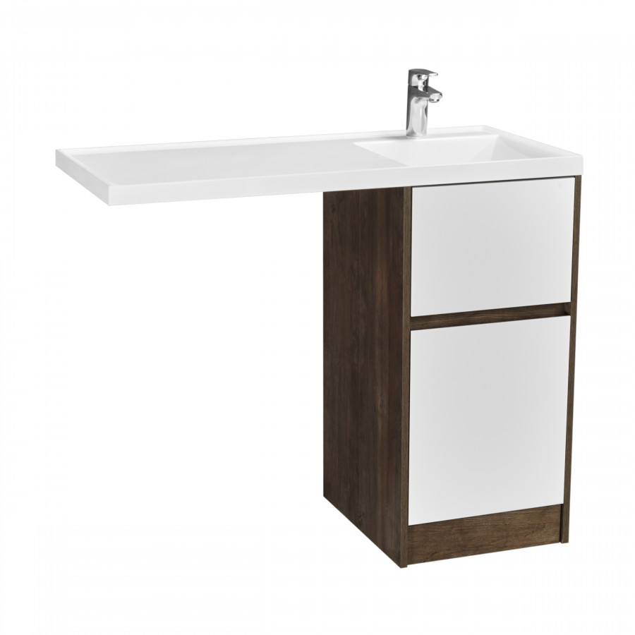 Тумба без фасада ЛОНДРИ 40 (под раковину ЛОНДРИ 105), под с/маш., дуб кантри