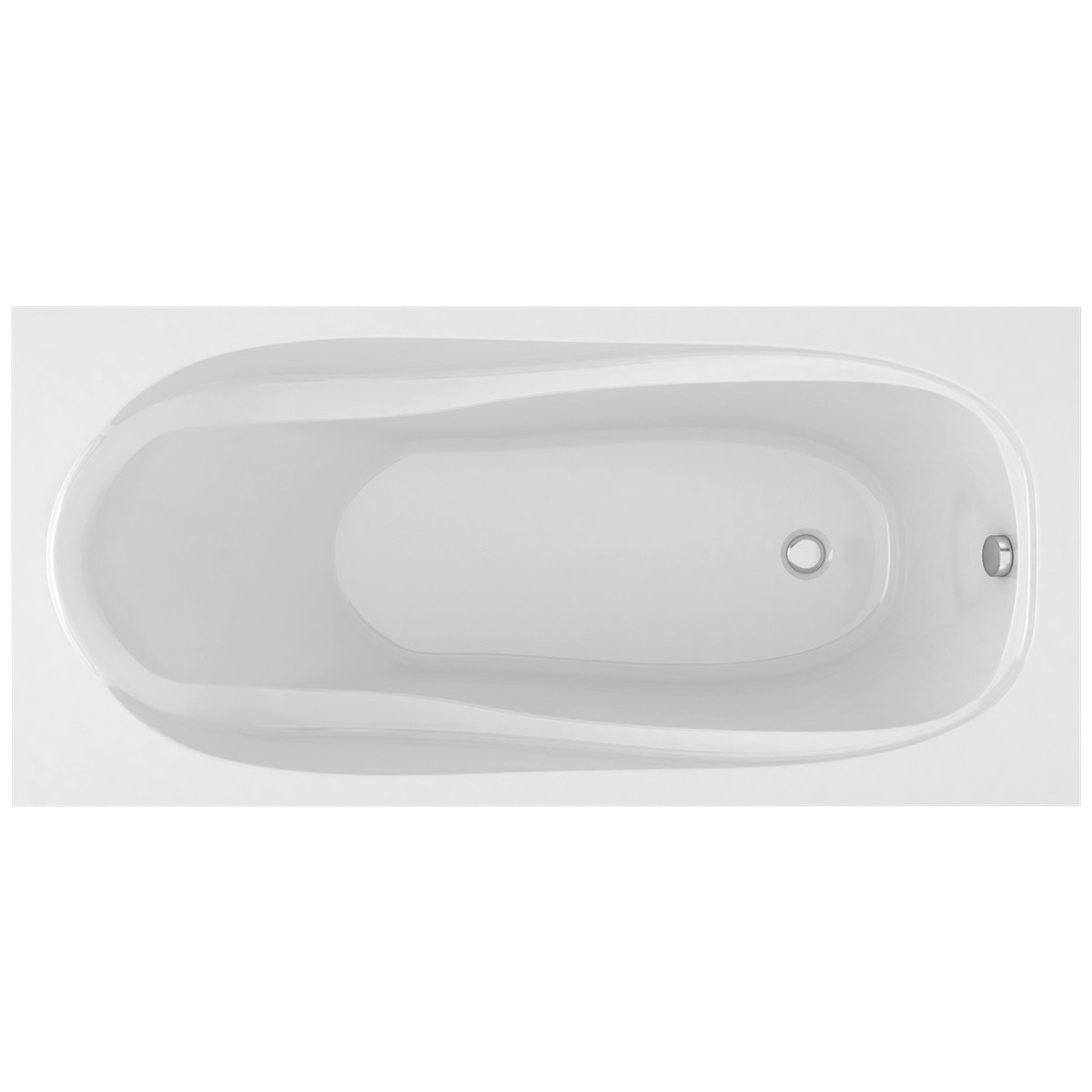 Ванна акриловая ALEX BAITLER NEMI 170*75  белая 