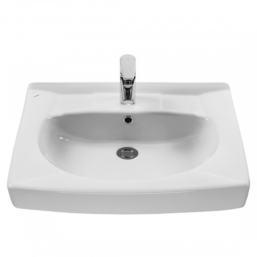 ПИЛОТ Умывальник 50/60 см. над стир.машиной, в компл. крепление, сифон,  САНТЕК