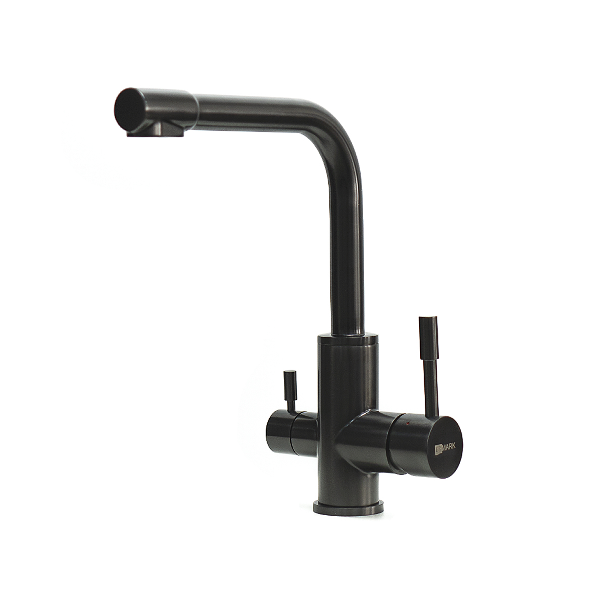 Expert Смеситель для кухни, выс.пов.излив 210мм фильтр.воды, р/ОД, черный нано, LM, LM5061BLN