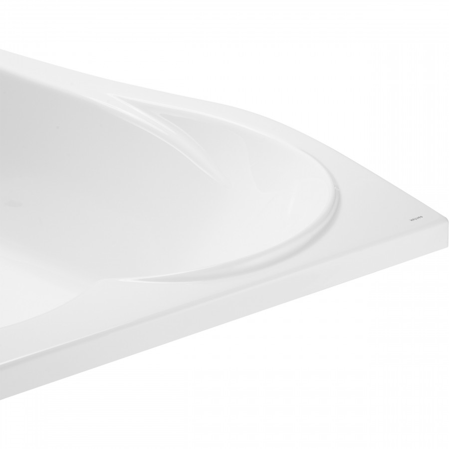 ИБИЦА Ванна акриловая 150х100 см., левая, без монтажного комплекта, САНТЕК