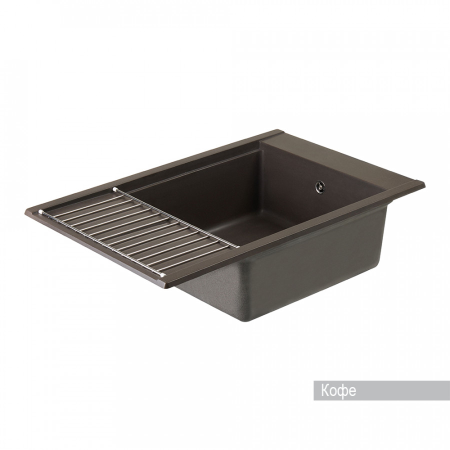 Мойка для кухни Делия 78 787x516x218 мм, прямоуг. с крылом, кофе