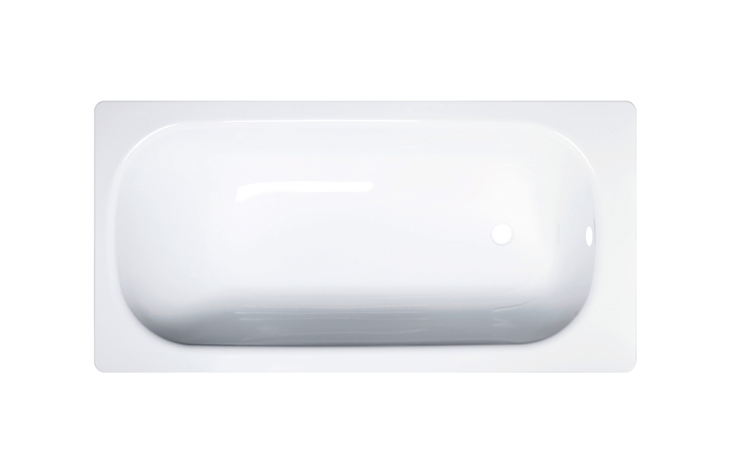 TEVRO Ванна стальная 150х70х40 см. с опорной подставкой, без ранта, белый лотос, ВИЗ