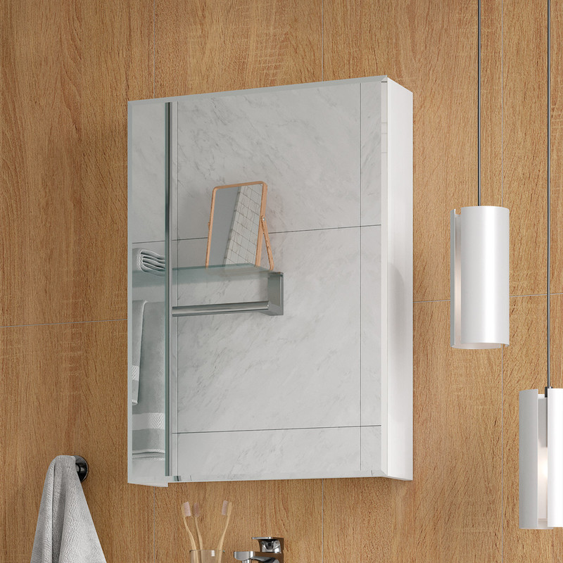 Пенал Bruno 45, подвесной, белый, VOLNA