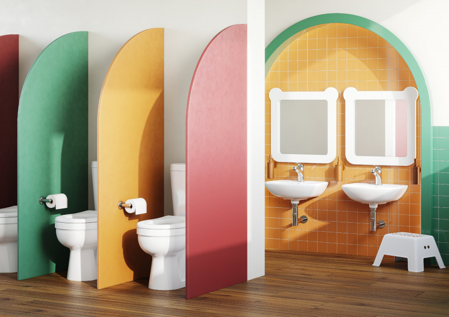 Зеркало КАСПЕР МИШКА, квадратное, белый матовый