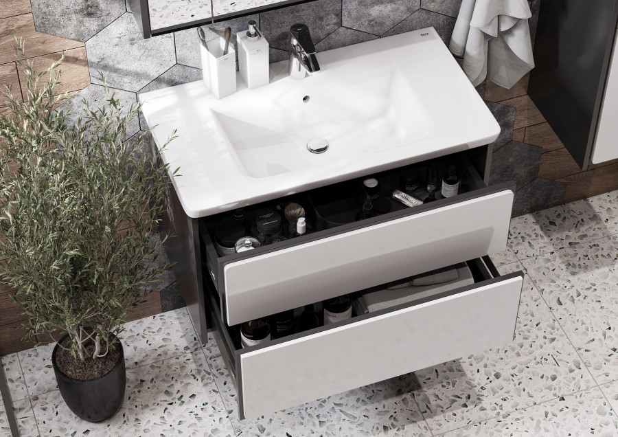 GAP UNIK Мебельная раковина 80, белая, ROCA