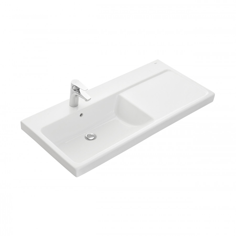 GAP PLUS Мебельная раковина 100, с увеличенной высотой бортика, левая