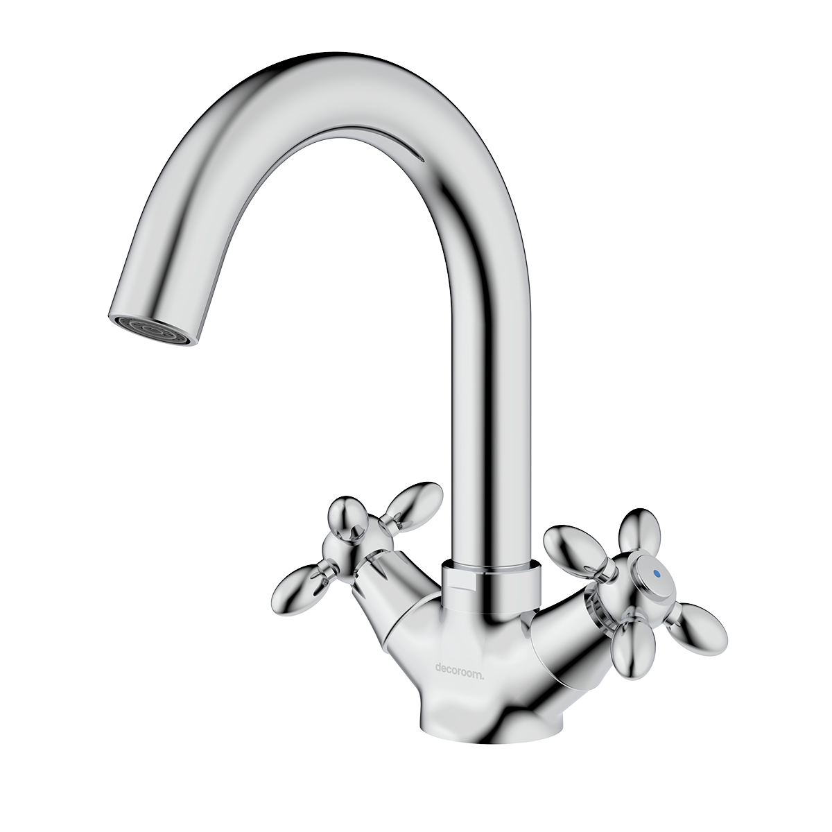Смеситель DECOROOM DR53011 для умывальника с поворотным изливом