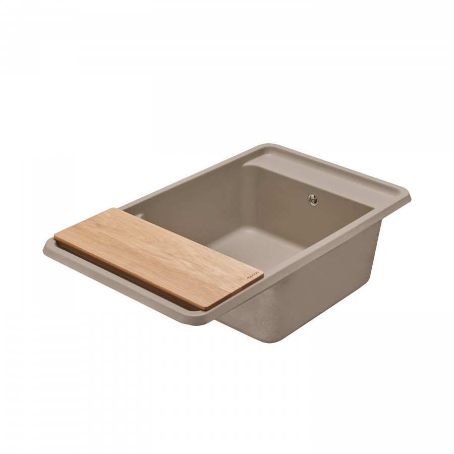 Мойка для кухни  Беллис 87 870x510x250 мм, прямоуг., серый шелк