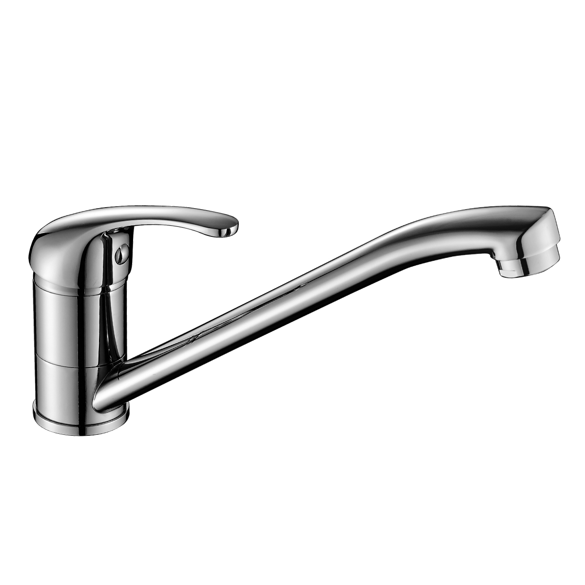 A35 Смеситель для кухни, пов.излив 216мм, р/ОД, хром, ROS, A35-21