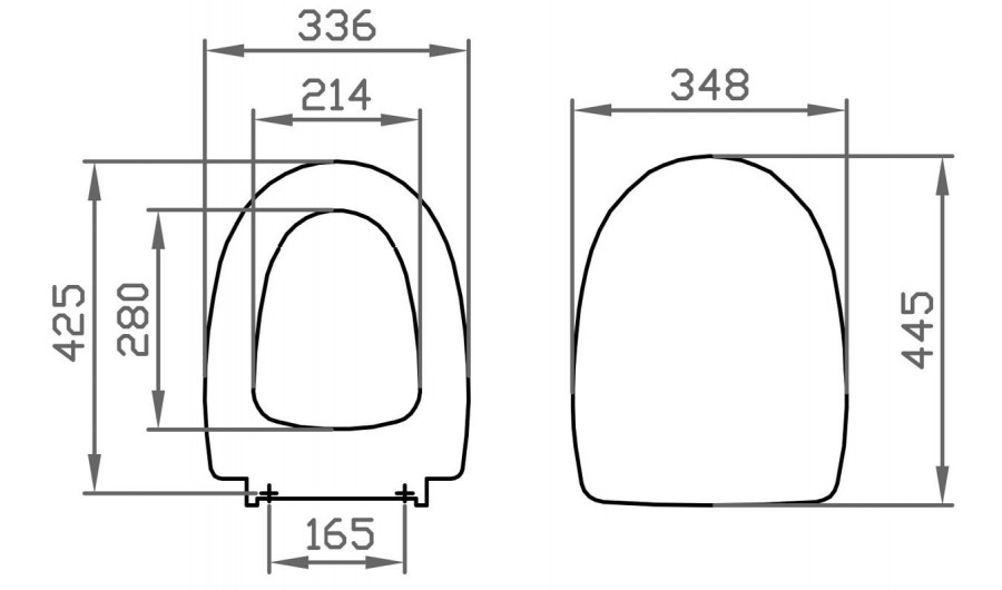 ИРИС  (ЛИГА)Сиденье для унитаза дюропл. САНТЕК