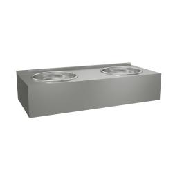 Раковина Wash накладная 2 раковины 13081.2.S, шт