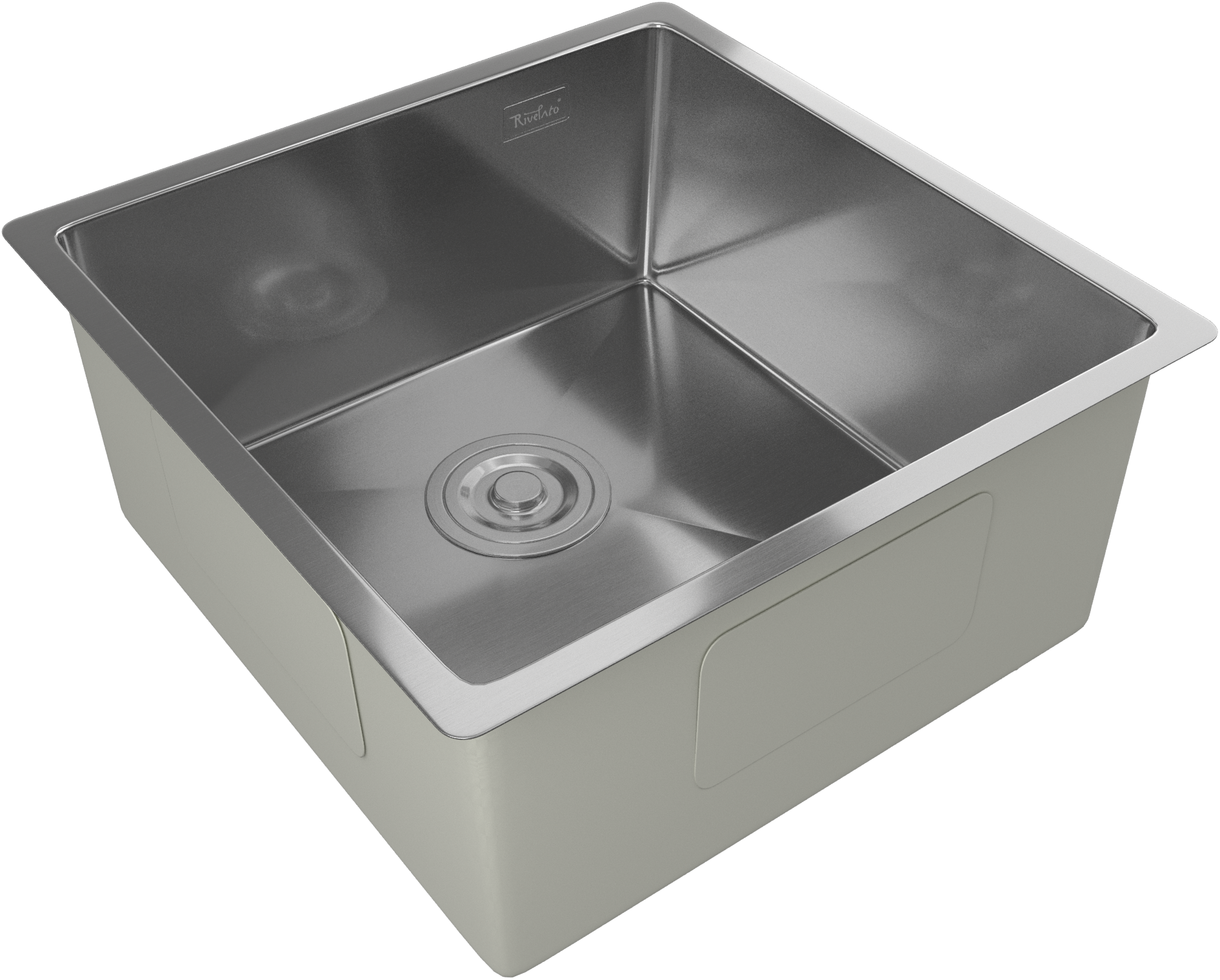 Rivelato Rinox 4444 UN Мойка нерж.сталь 1 чаша 440*440*200 мм арт.4444 UN