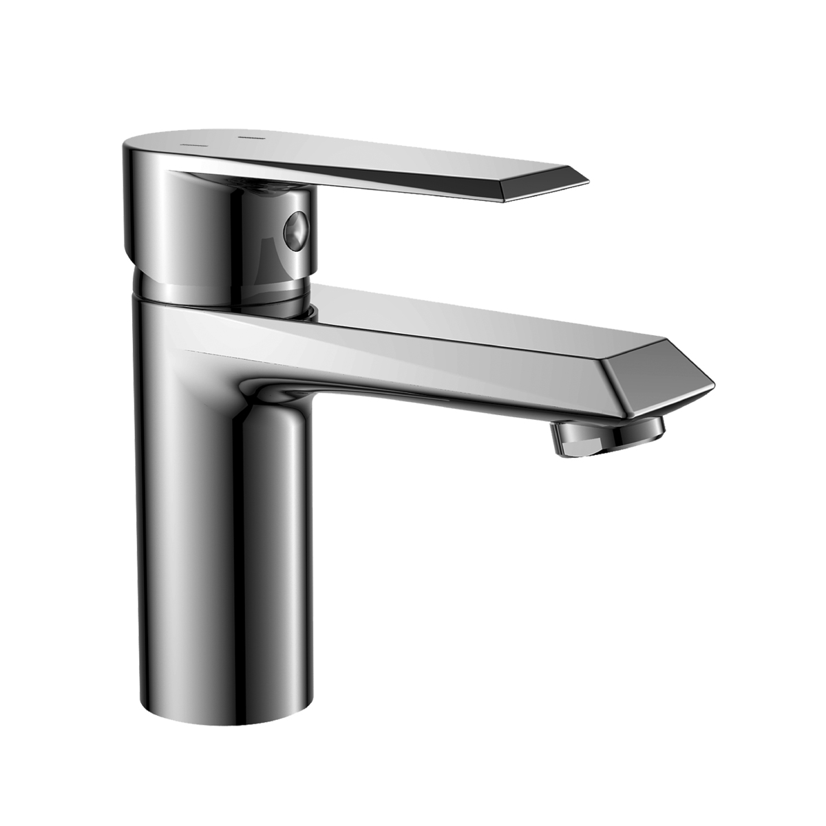 RS28 Смеситель для раковины, монолит.излив 144мм, р/ОД, хром, ROS, RS28-11