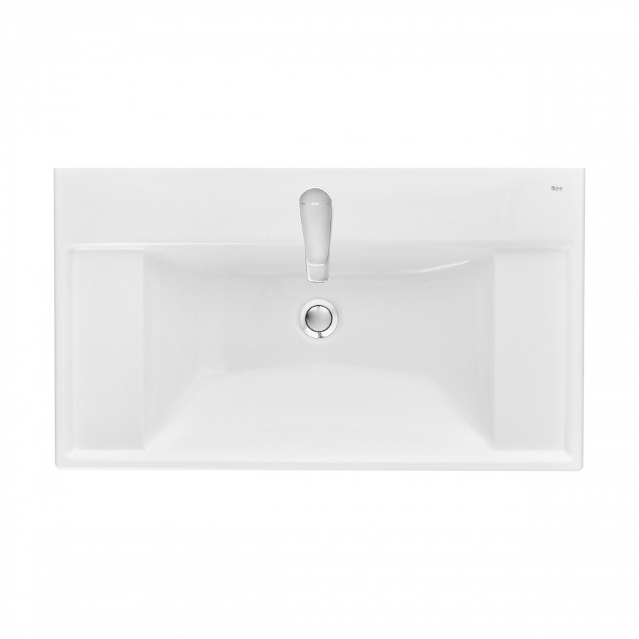 ONA Мебельная раковина 800х460x132 мм из композитного материала, белый, ROCA