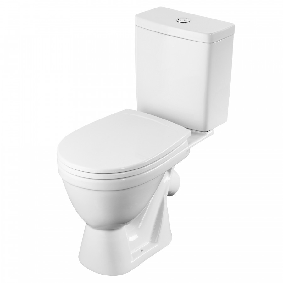 УНО Унитаз-компакт,косой вып.,2-х реж.,арм., сид.п/п с сис. soft-close САНТЕК