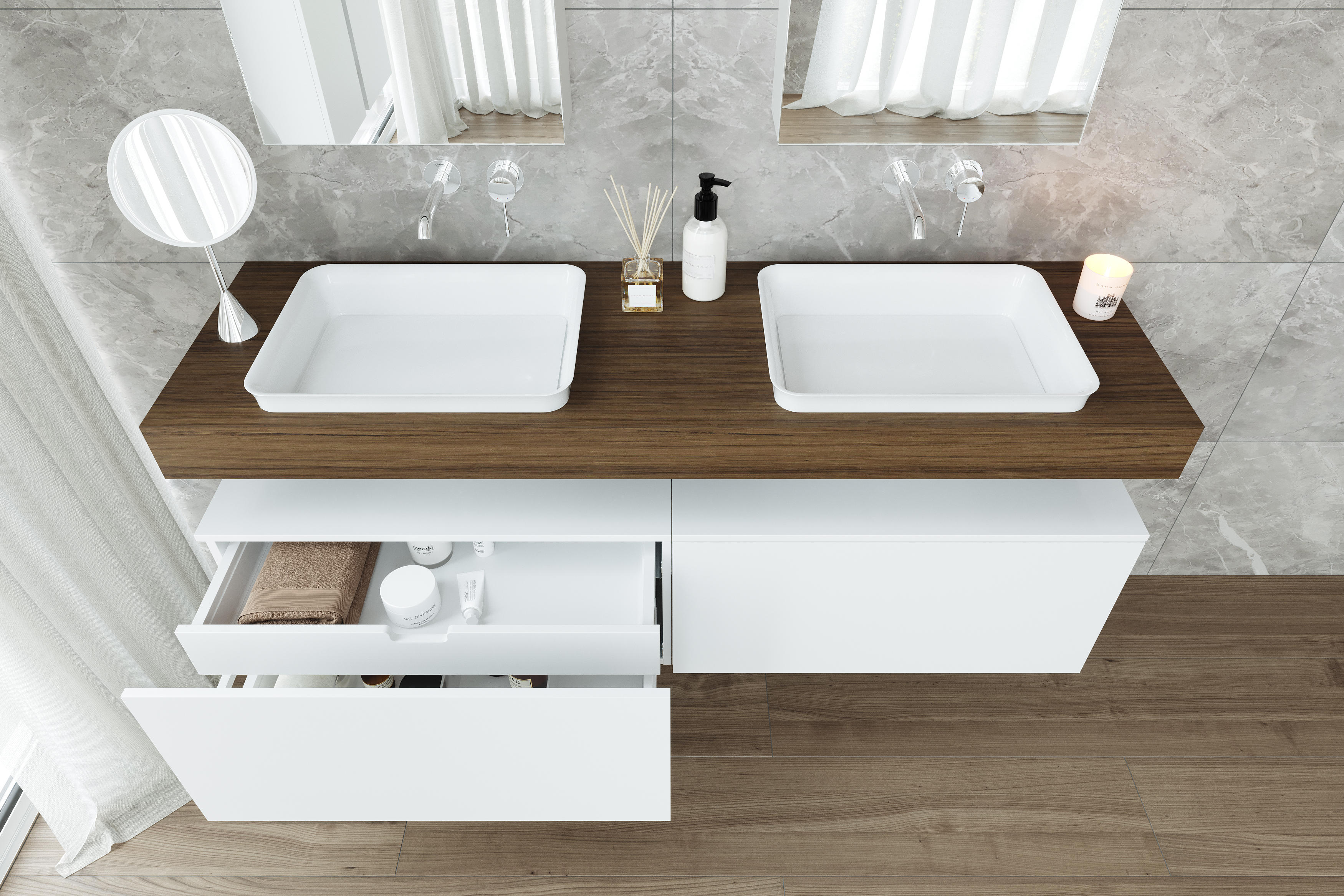 Столешница VELVEX Unit 160 дуб карпентер