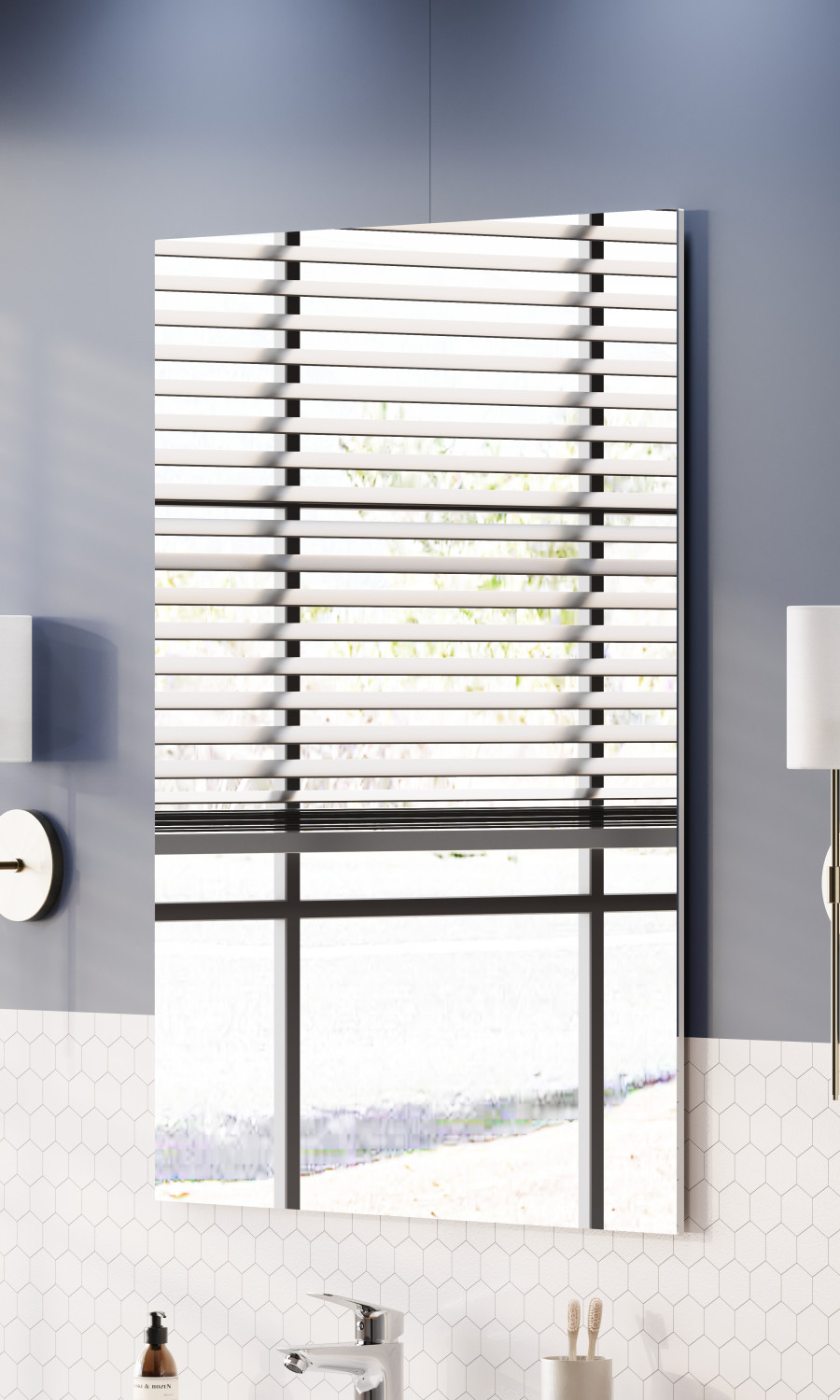 Зеркало АЛЬМА 100, прямоугольное