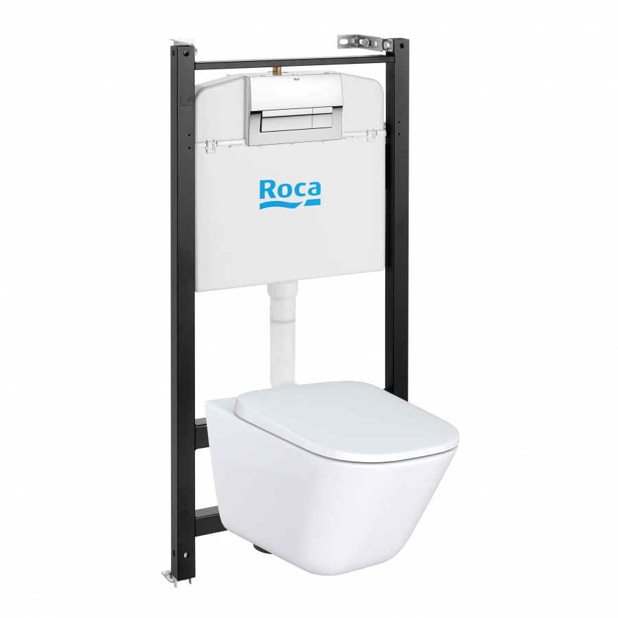 GAP CLEAN RIM Комплект 4 в 1 (инсталляции+подве. унитаз+сиденье с механизмом Soft-Closing+смывная 