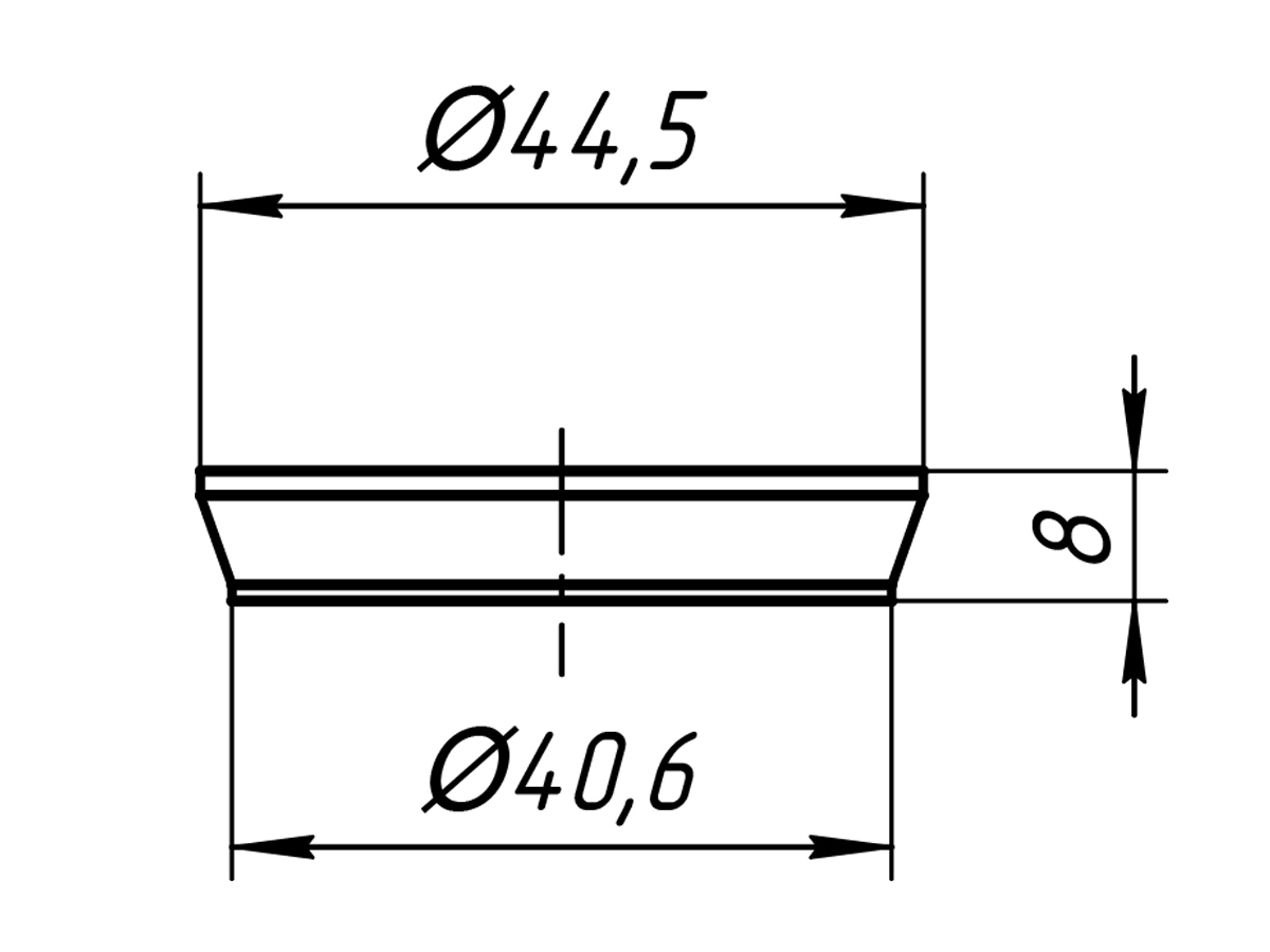 Прокладка коническая Анипласт M040 40