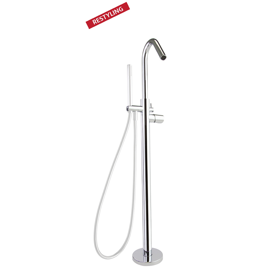 Напольный однорычажный смеситель для ванны TZAR 348503S