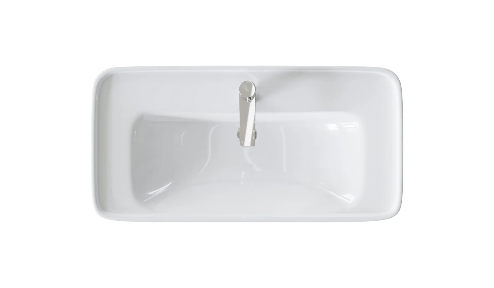 Раковина EKOKERAMA DOPPIO 0117 мебельная 810х420мм белый касабланка (EK117Р)