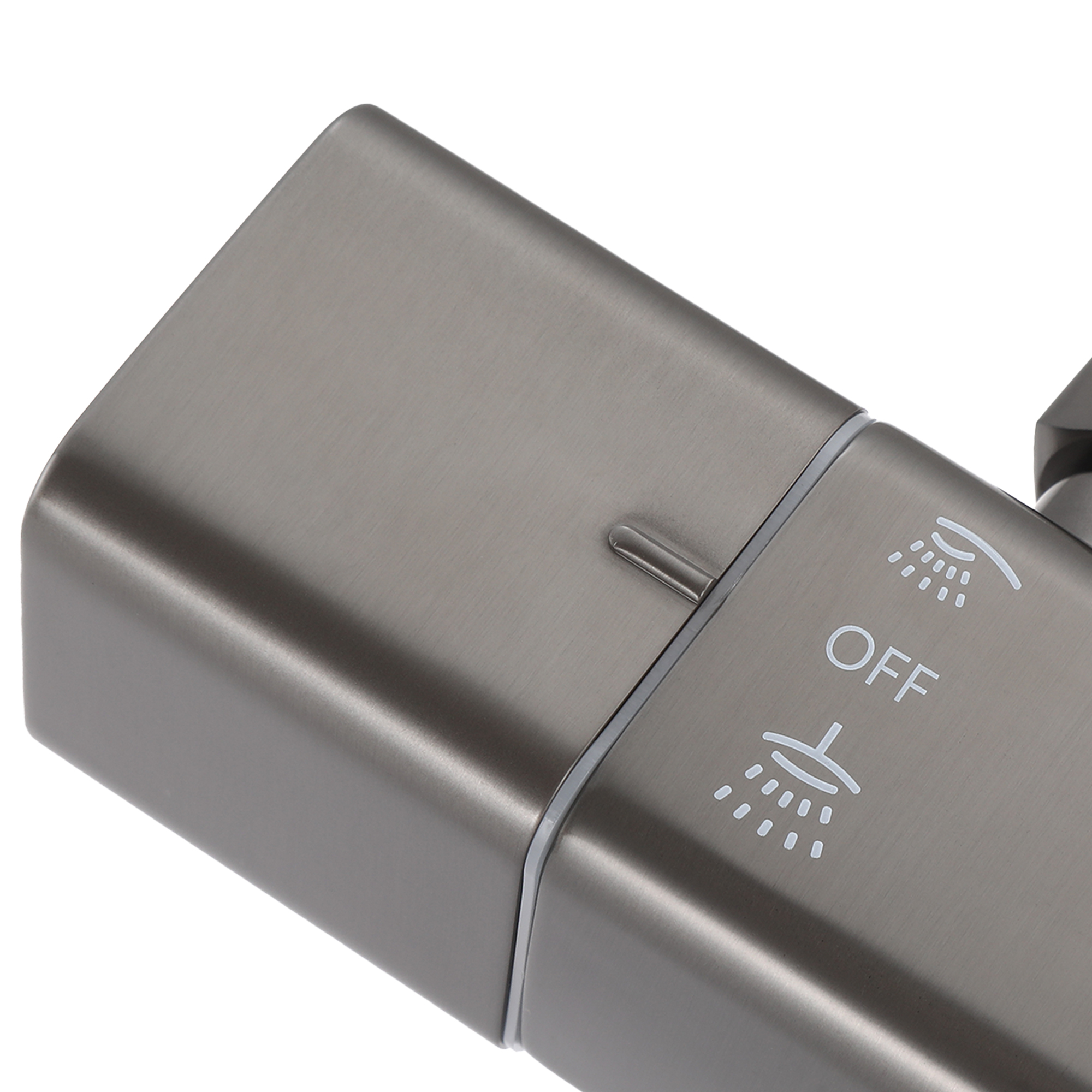 Душевая система TOKITO RAIN с термостатом вороненая сталь (TOK-RAI-1028GM)