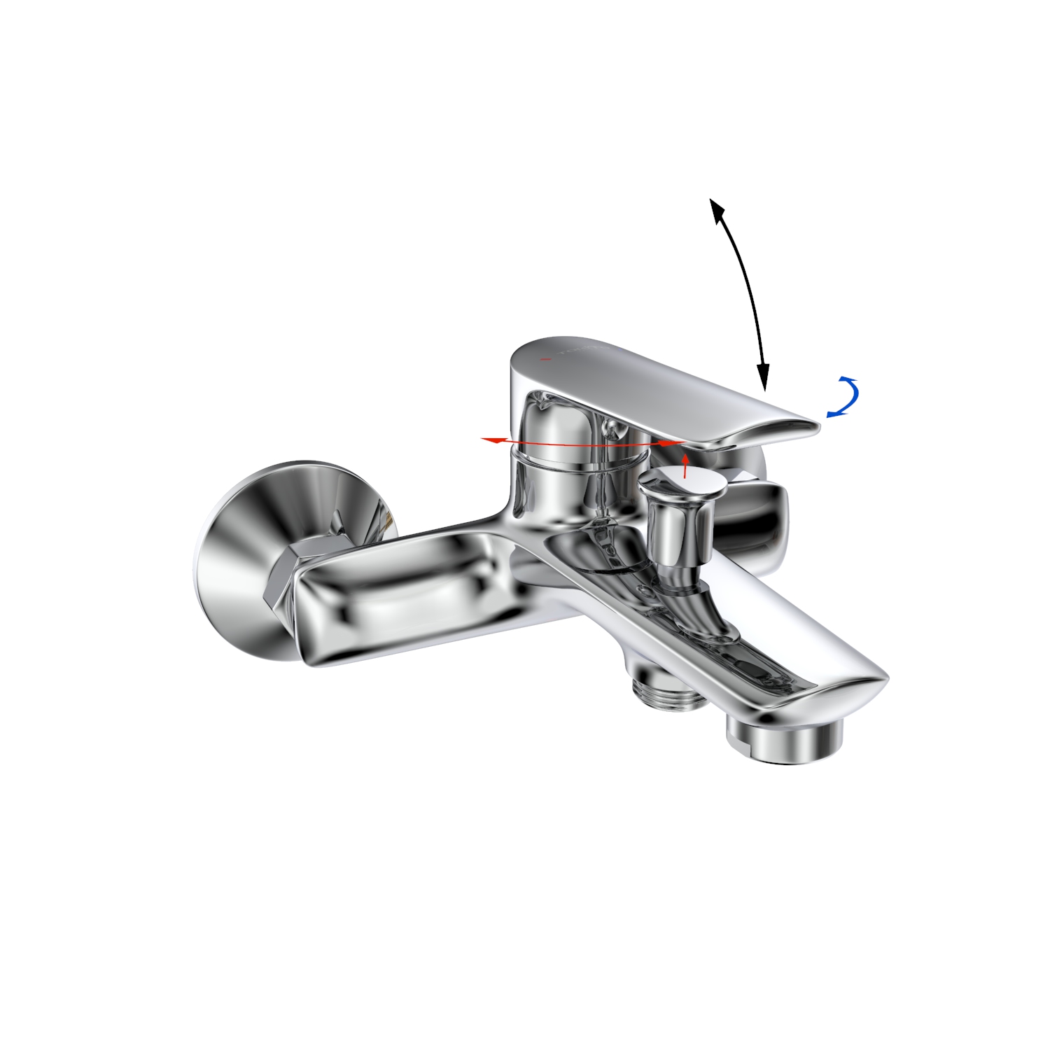 Смеситель для ванны TOKITO MISAWA хром (TOK-MIS-1014)