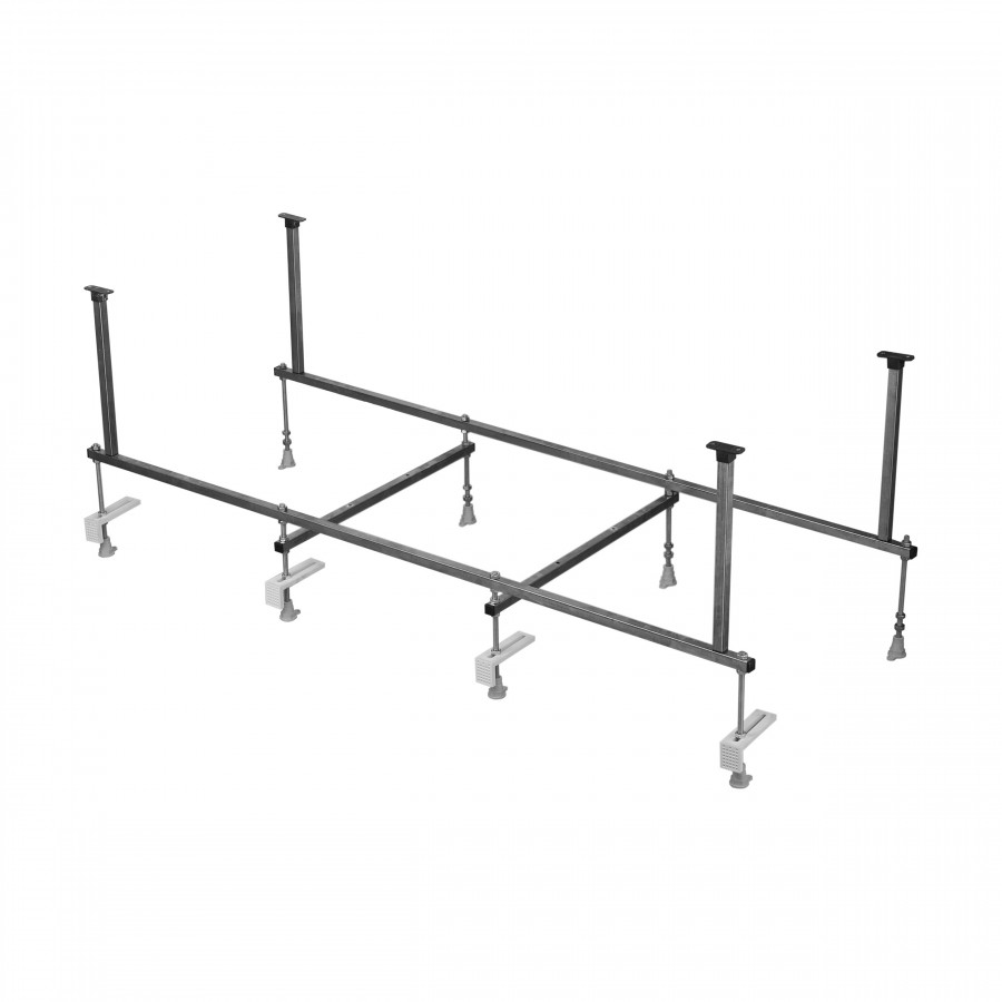 Монтажный комплект для ванны САНТОРИНИ 150х70 см. (рама, слив-перелив с сифоном, крепеж к стене, кре