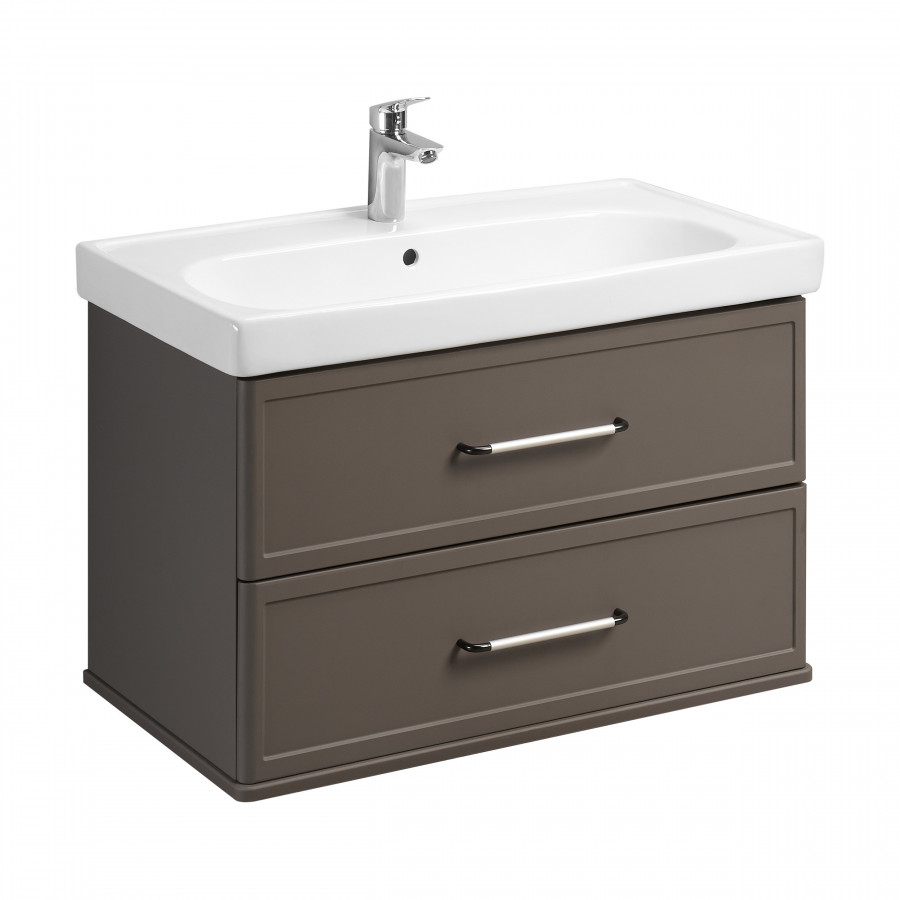 Тумба НЕО-КЛАССИКА 85, 2 ящ., мускат (под раковину НЕО КЛАССИК 85)