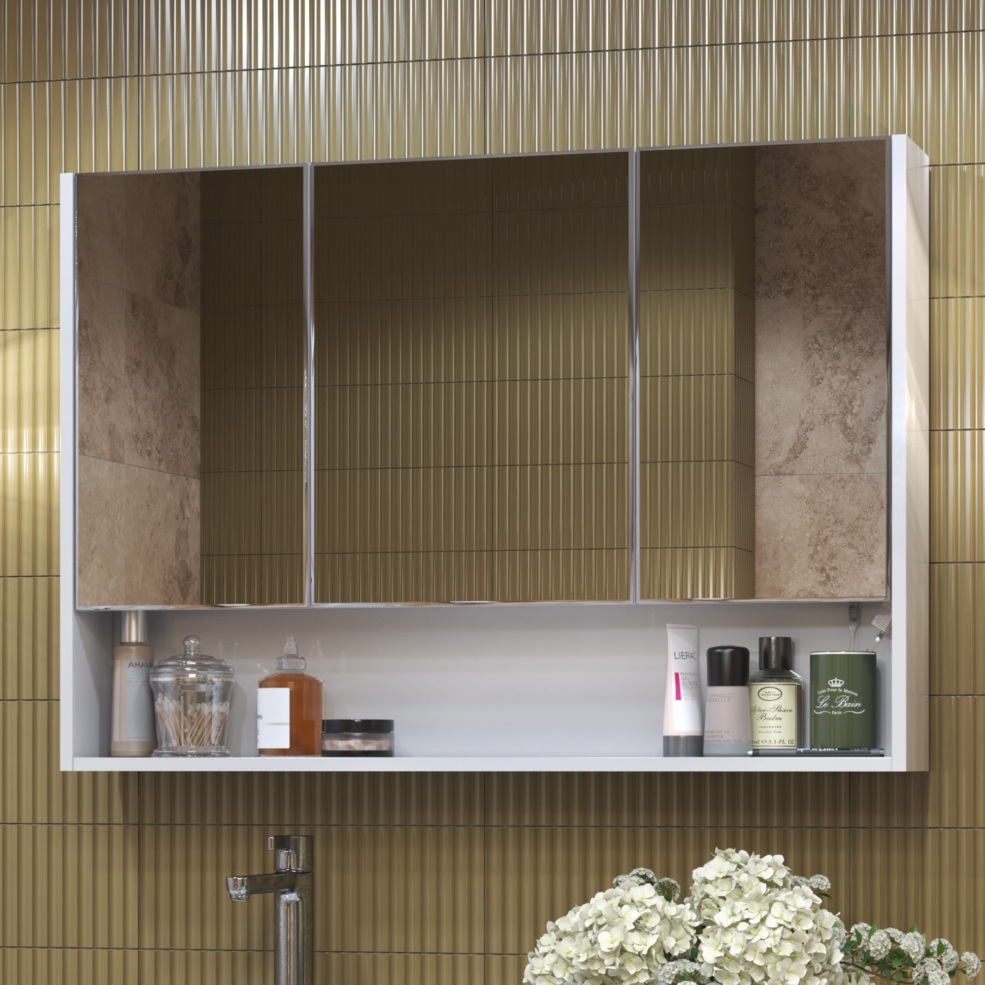 Зеркальный шкаф VIGO Urban 80 подвесной белый (zsh.URB.80)