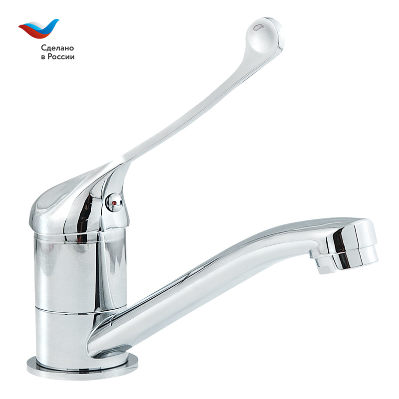 Смеситель для кухни СЛАВЕН Хирург СЛ-ОД-Х20 с локтевым управлением хром