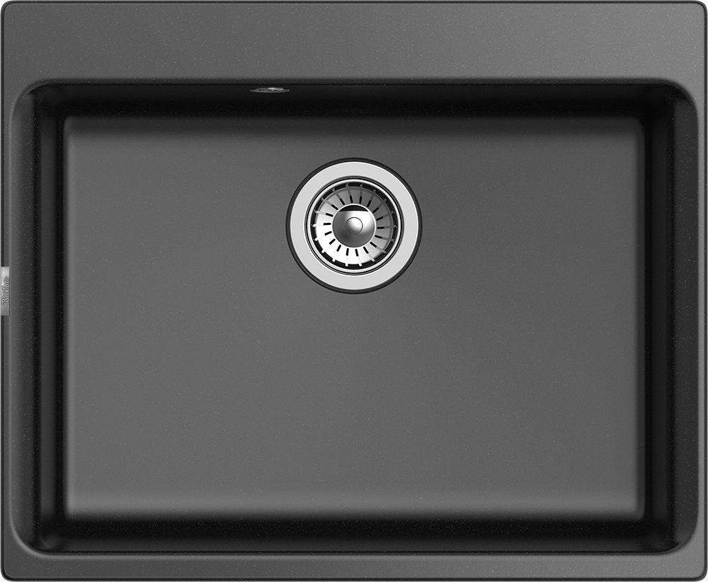 RIVELATO Мойка AXEL 60  1-чаша 630*520мм nero арт.