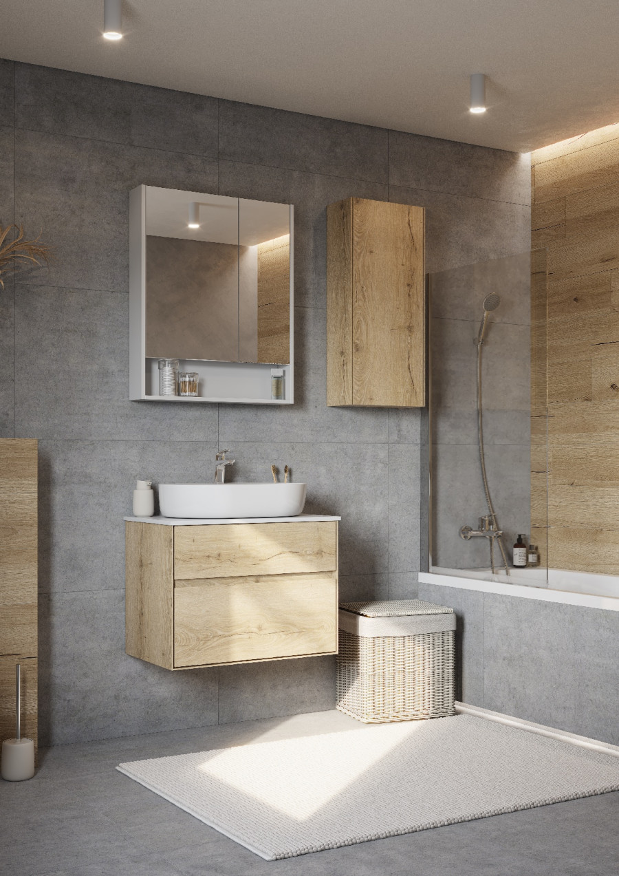 Столешница ЛИБЕРТИ 75, белый глянец