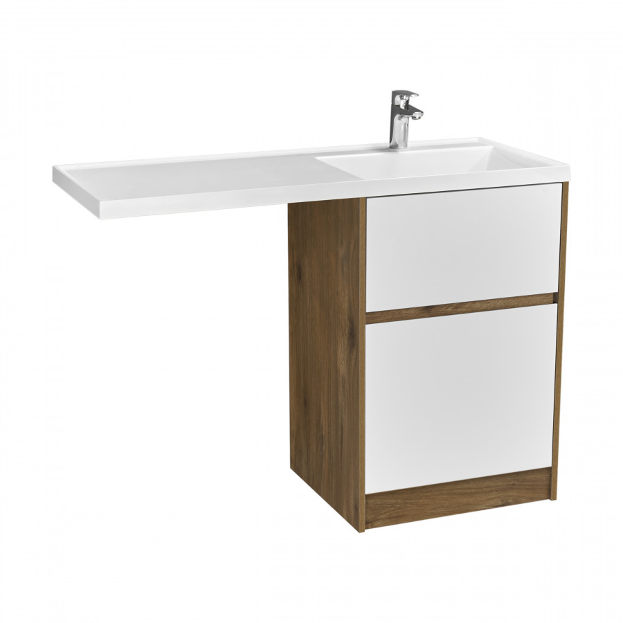 Тумба без фасада ЛОНДРИ 60 (под раковину ЛОНДРИ 120), под с/маш., дуб рустикальный