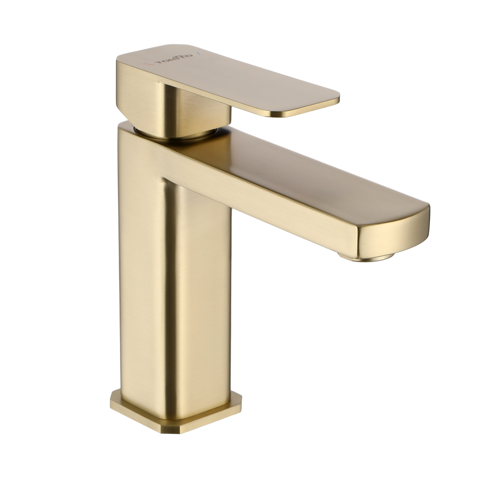 Смеситель для раковины TOKITO AOMORI брашированное золото (TOK-AOM-1011BG)