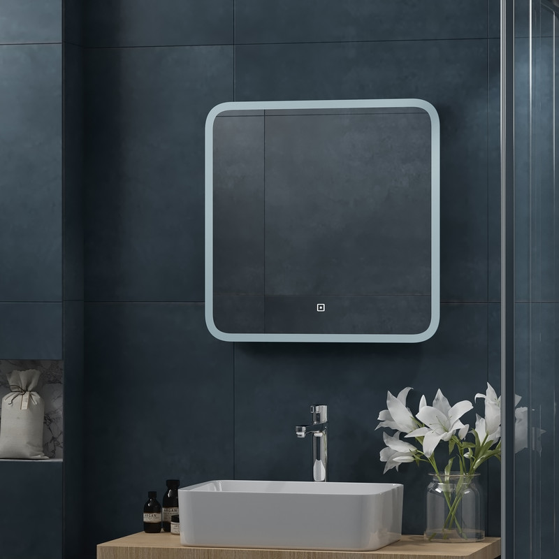 Зеркало Bruno Led 600х600 с сенсором