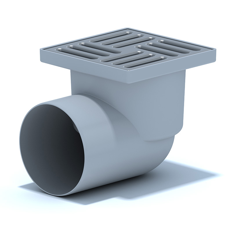 Трап гор.вып.110,н/р реш.15х15 нерж.