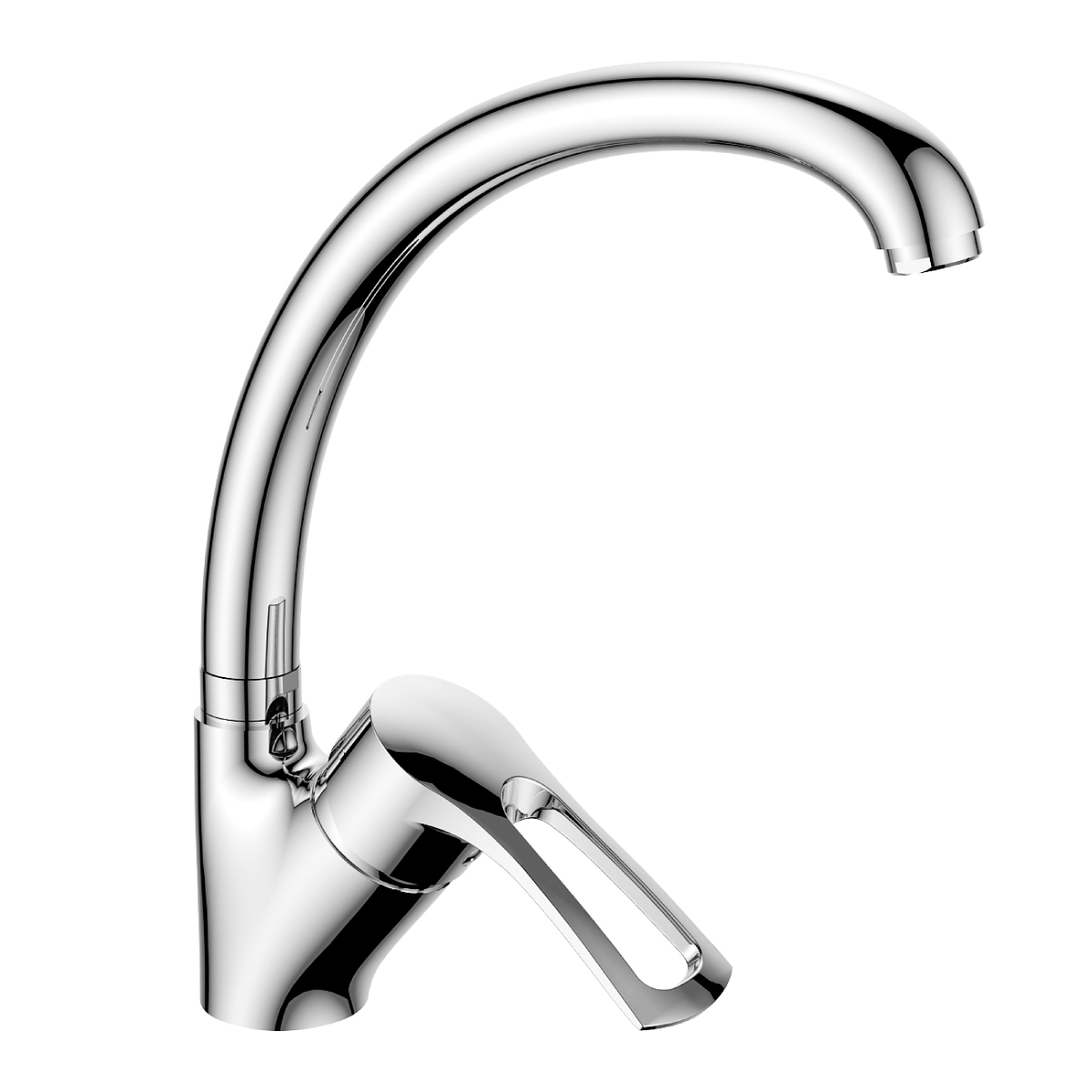 T40 Смеситель для кухни, выс.пов.излив 204мм, р/ОД, хром, ROS, T40-23