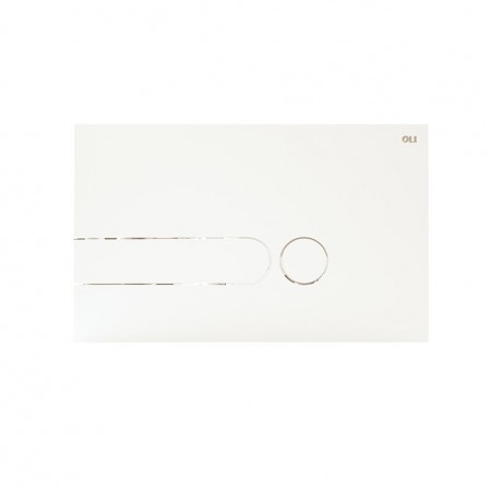 Панель механ. двойная  I-PLATE пластик, белый, OLI