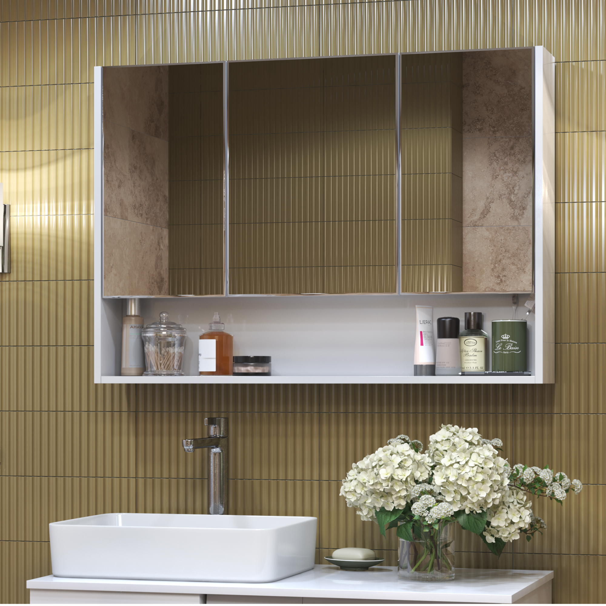 Зеркальный шкаф VIGO Urban 80 подвесной белый (zsh.URB.80)