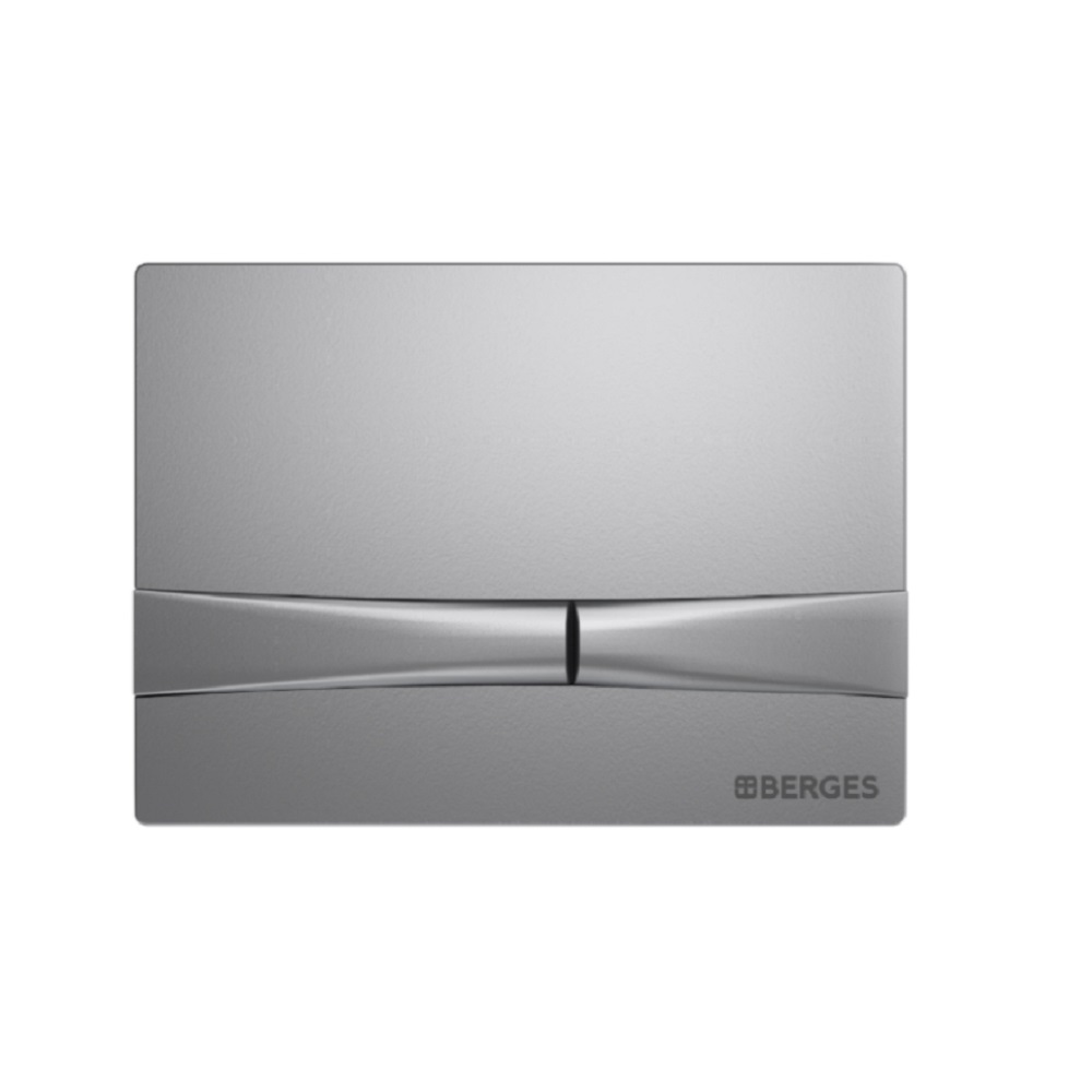 Кнопка  для инсталляции NOVUM F2, хром матовый, BERGES