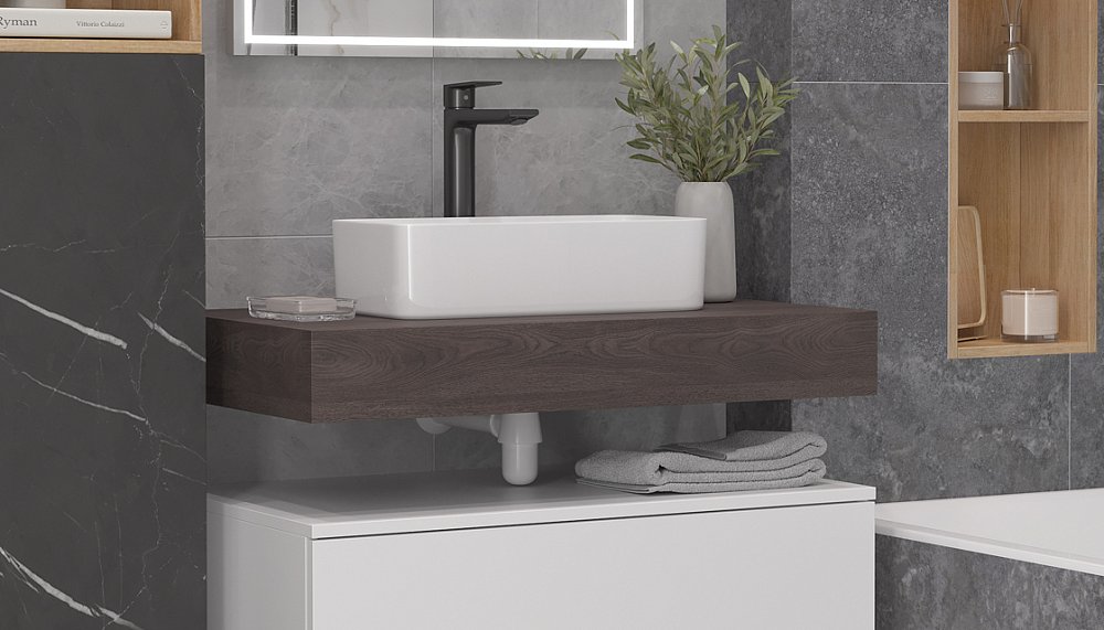 Столешница VELVEX Unit 80, дуб карпентер